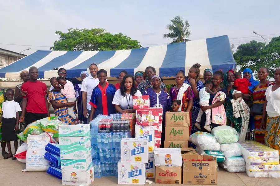 Les dons rassemblés pour le Noël solidaire d’Abidjan