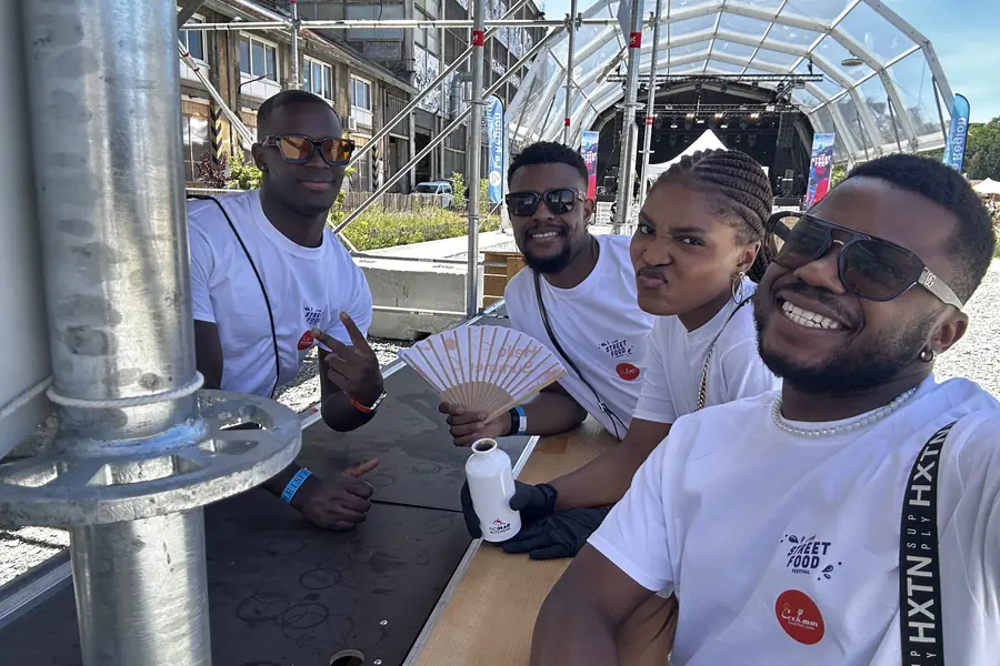Membres de CERICLUB pendant le Lyon Street Food Festival