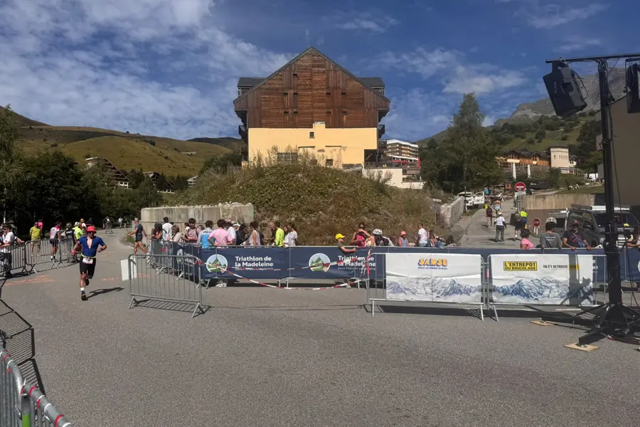 L’arrivée du triathlon de La Madeleine