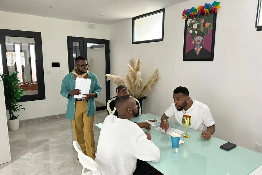 Une présentation pendant le Workshop RISE